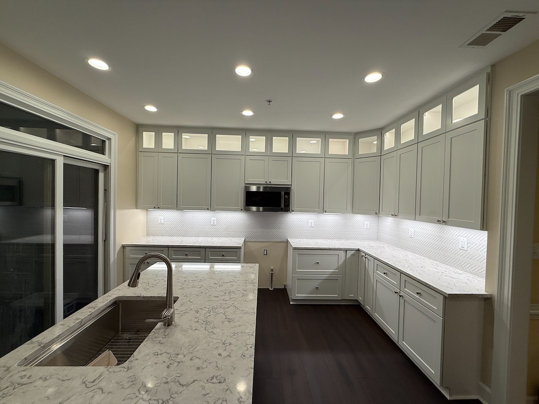 Amazing Cabinet and Island Install